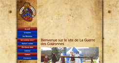 Desktop Screenshot of laguerredescouronnes.com